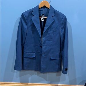 Express Blue Tailored Sport Coat Blazer